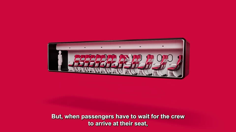 Vídeo 3D del servicio Retail On Board de MMFly