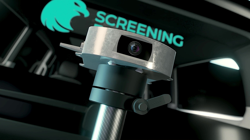 Vídeo 3D del escáner de tierra de Screening Eagle
